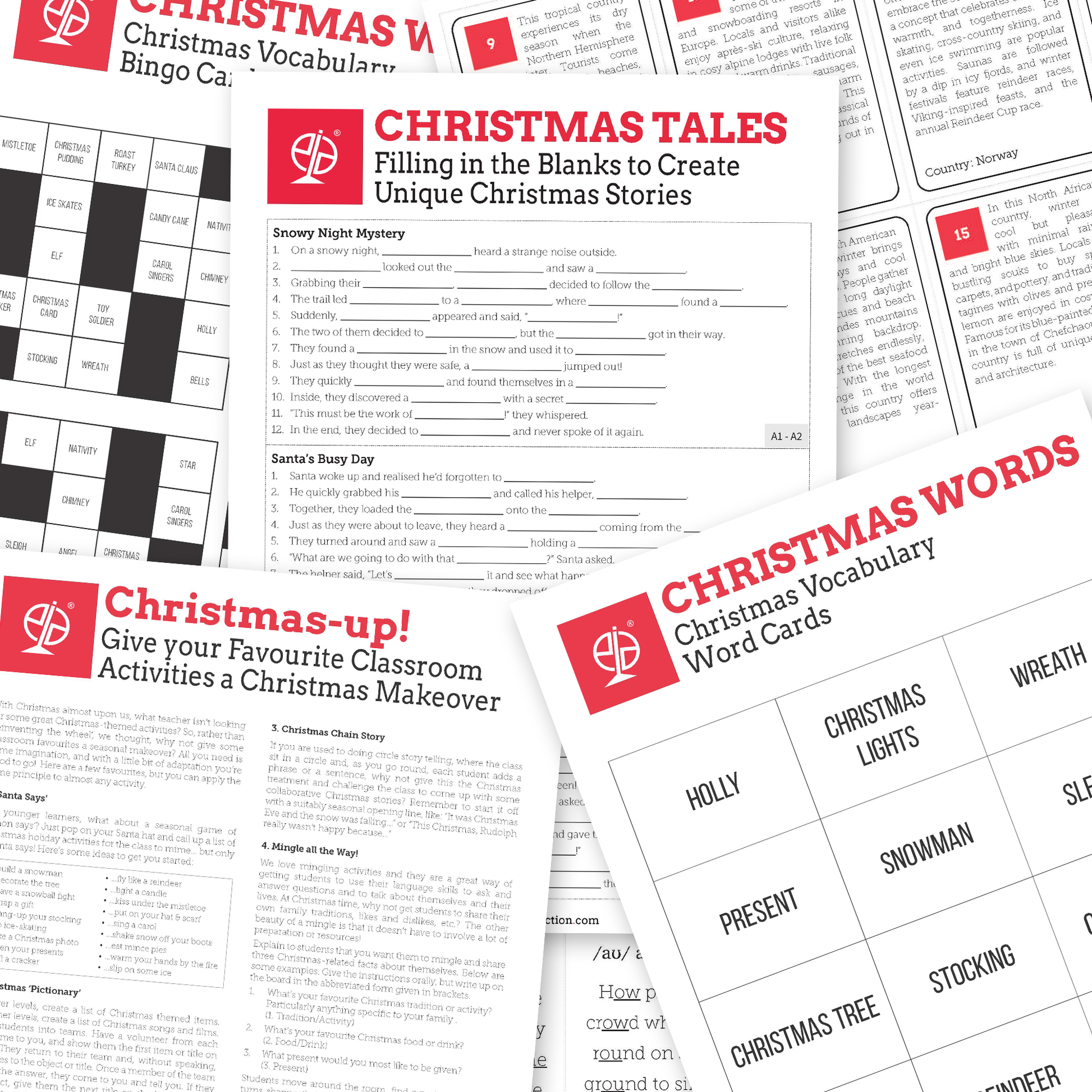 Christmas | EFL Resource Pack for Vocabulary and Seasonal Language Lessons - TEFL-Toolkit.com