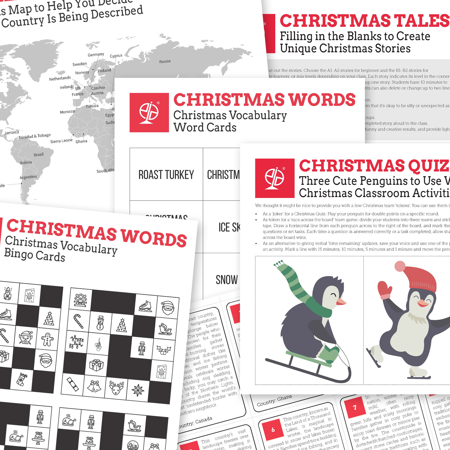 Christmas | EFL Resource Pack for Vocabulary and Seasonal Language Lessons - TEFL-Toolkit.com