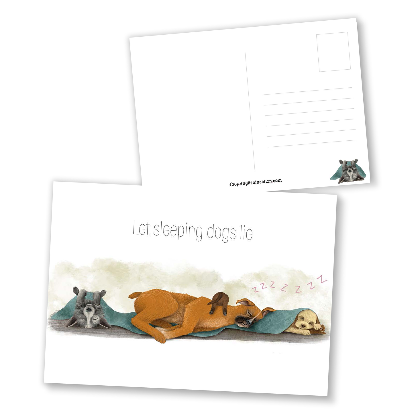 Animal Idioms Printable Postcards - Illustrations for Teaching Idiomatic Expressions