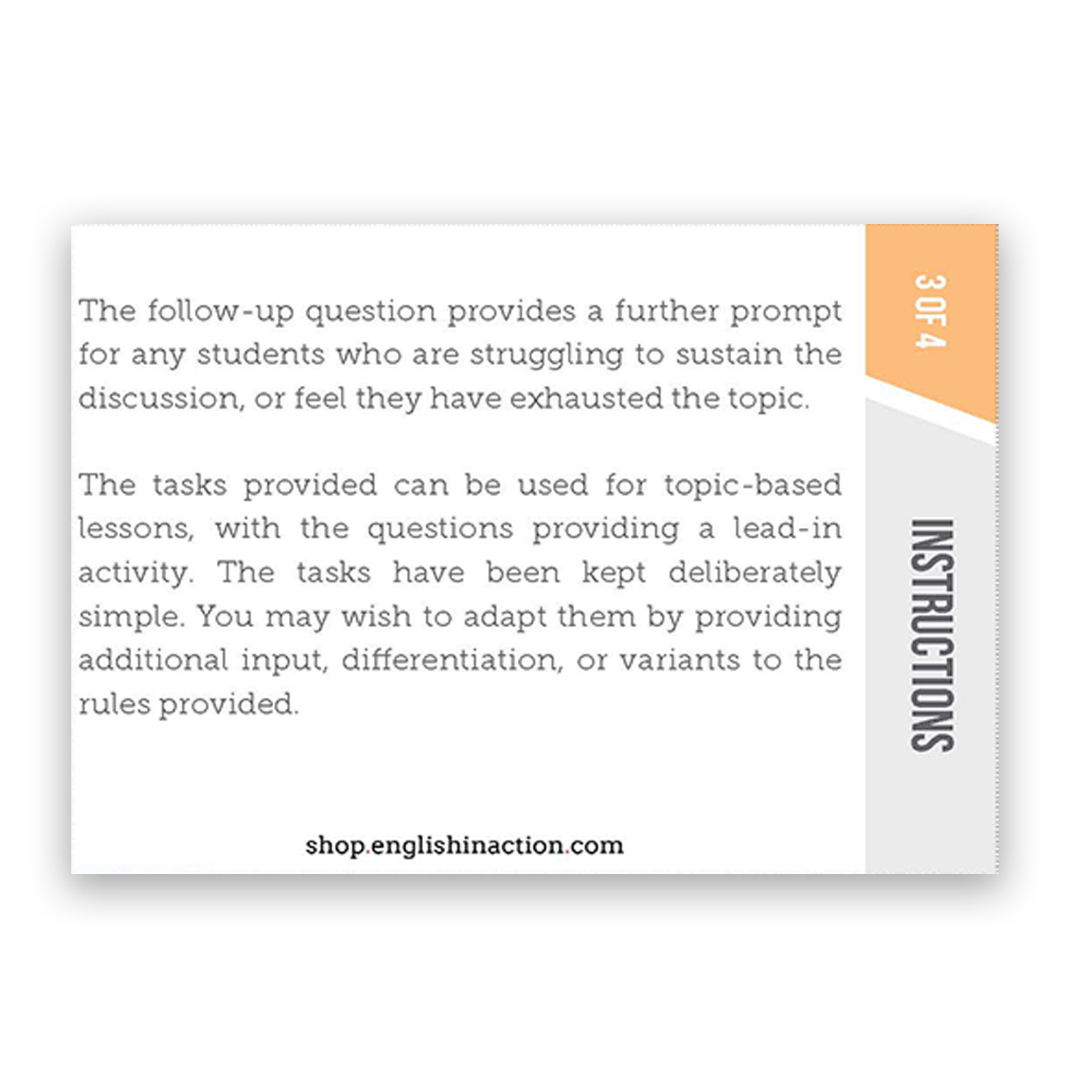Discuss This | EFL Speaking Cards for Conversation, Debates and Exam Practice - TEFL-Toolkit.com