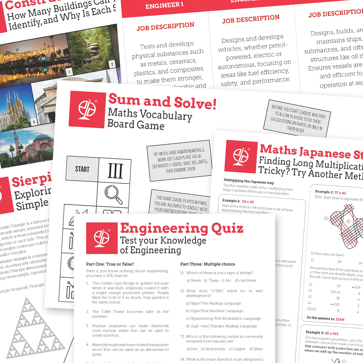 Engineering and Maths | EFL Resource Pack for STEM and Vocabulary Lessons - TEFL-Toolkit.com