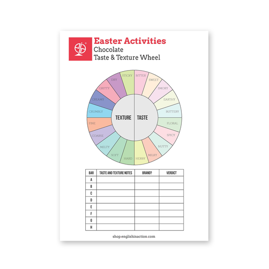 Easter Chocolate Activities | EFL Worksheets for Seasonal Vocabulary - TEFL-Toolkit.com