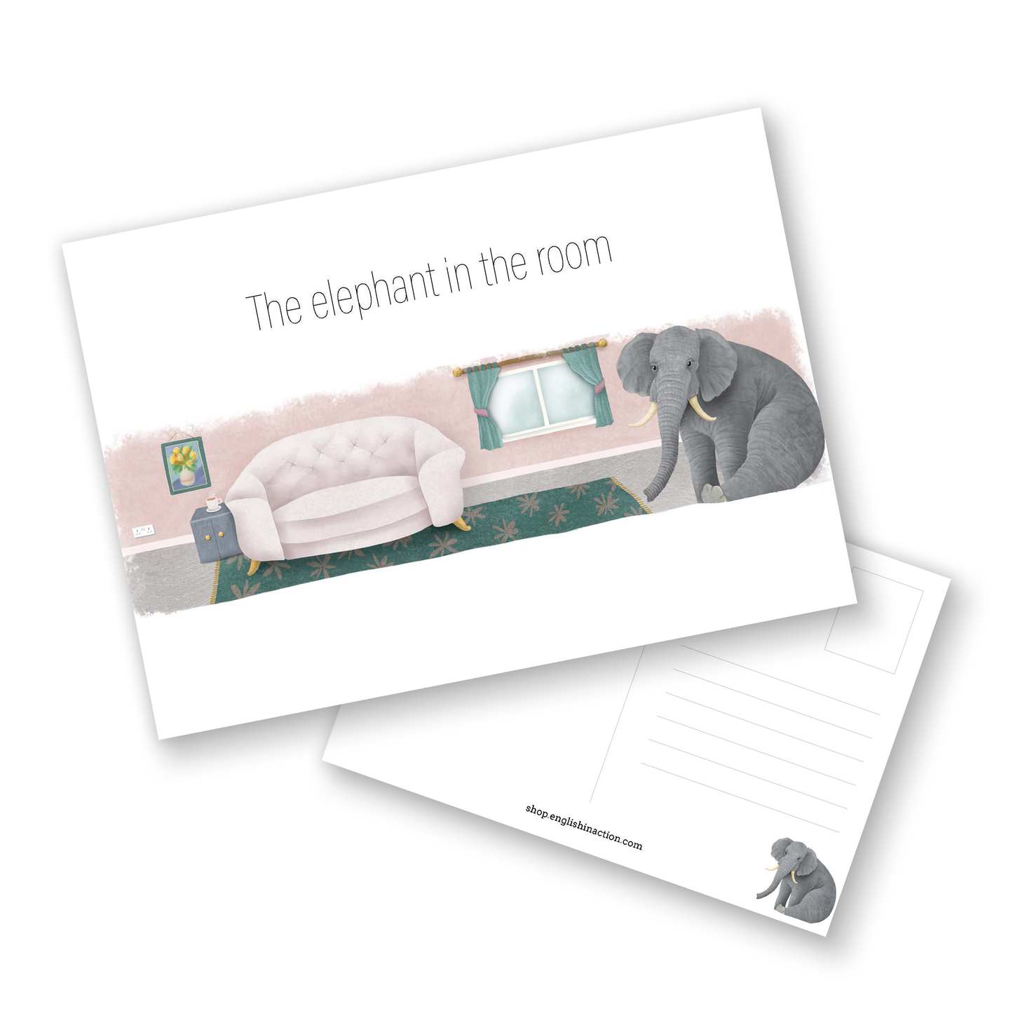 Animal Idioms Printable Postcards - Illustrations for Teaching Idiomatic Expressions