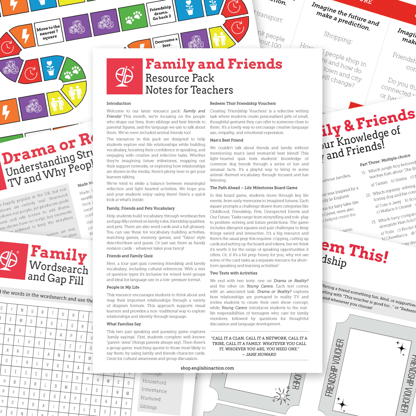 Family and Friends | EFL Resource Pack
