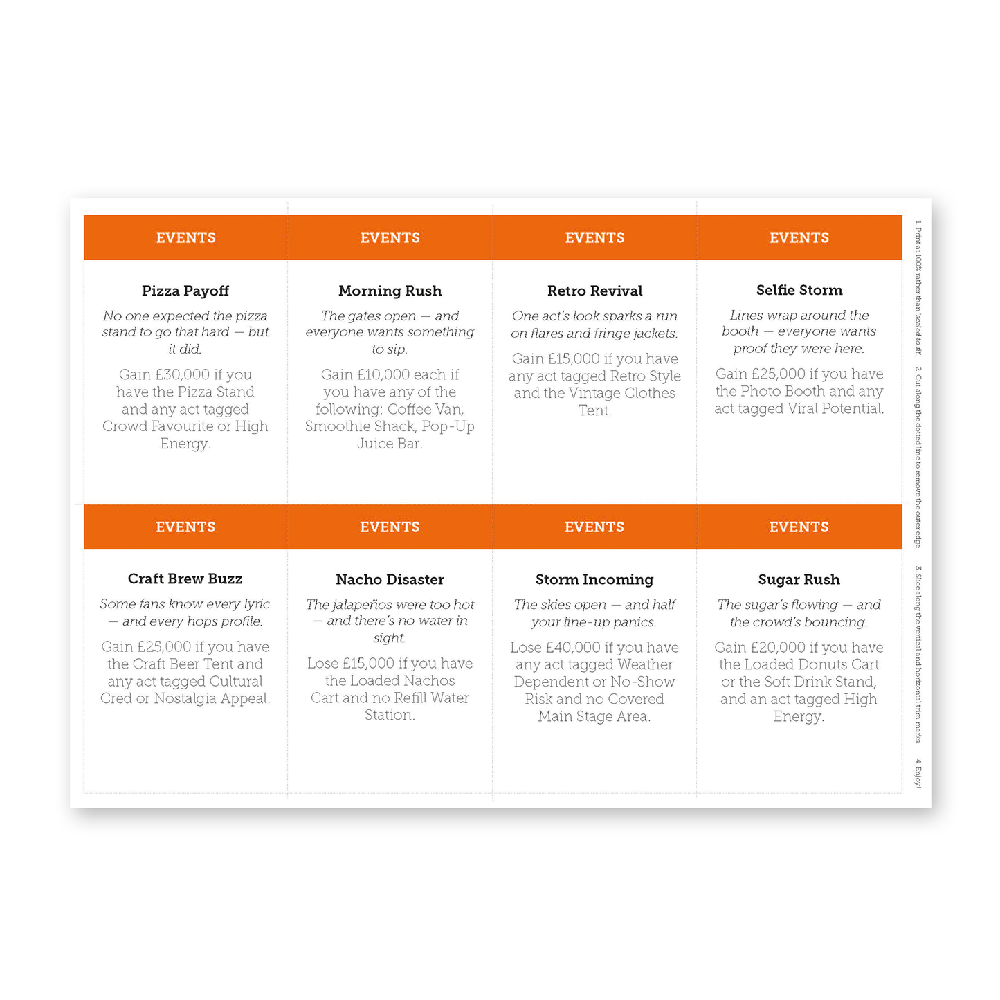 Behind the Festival | ESL Music Festival Planning Game & Creative Project Task - shop.englishinaction.com