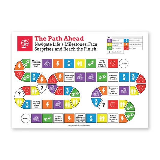 The Path Ahead – Life Milestones | Downloadable ESL Board Game - TEFL-Toolkit.com