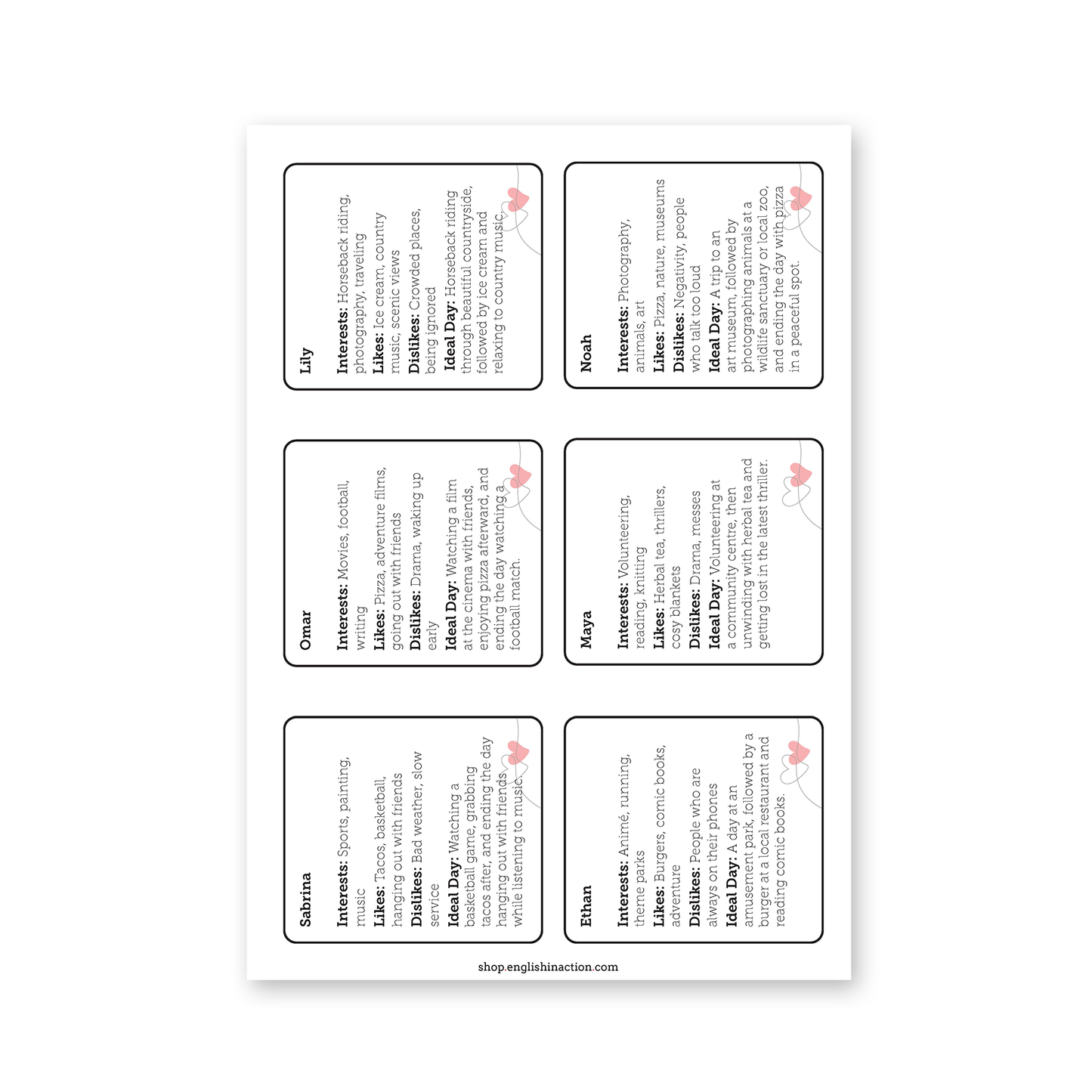 Perfect Match | EFL Resource - TEFL-Toolkit.com