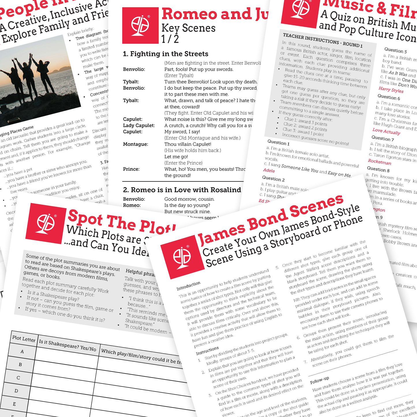 Resource Taster | Highlights from Our Themed EFL Packs 2024–25 - TEFL-Toolkit.com