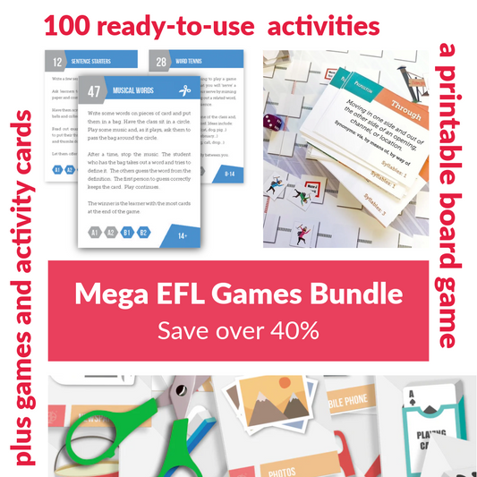 EFL Games & Activities Bundle | 100+ Classroom Activities & 3 Printable Games