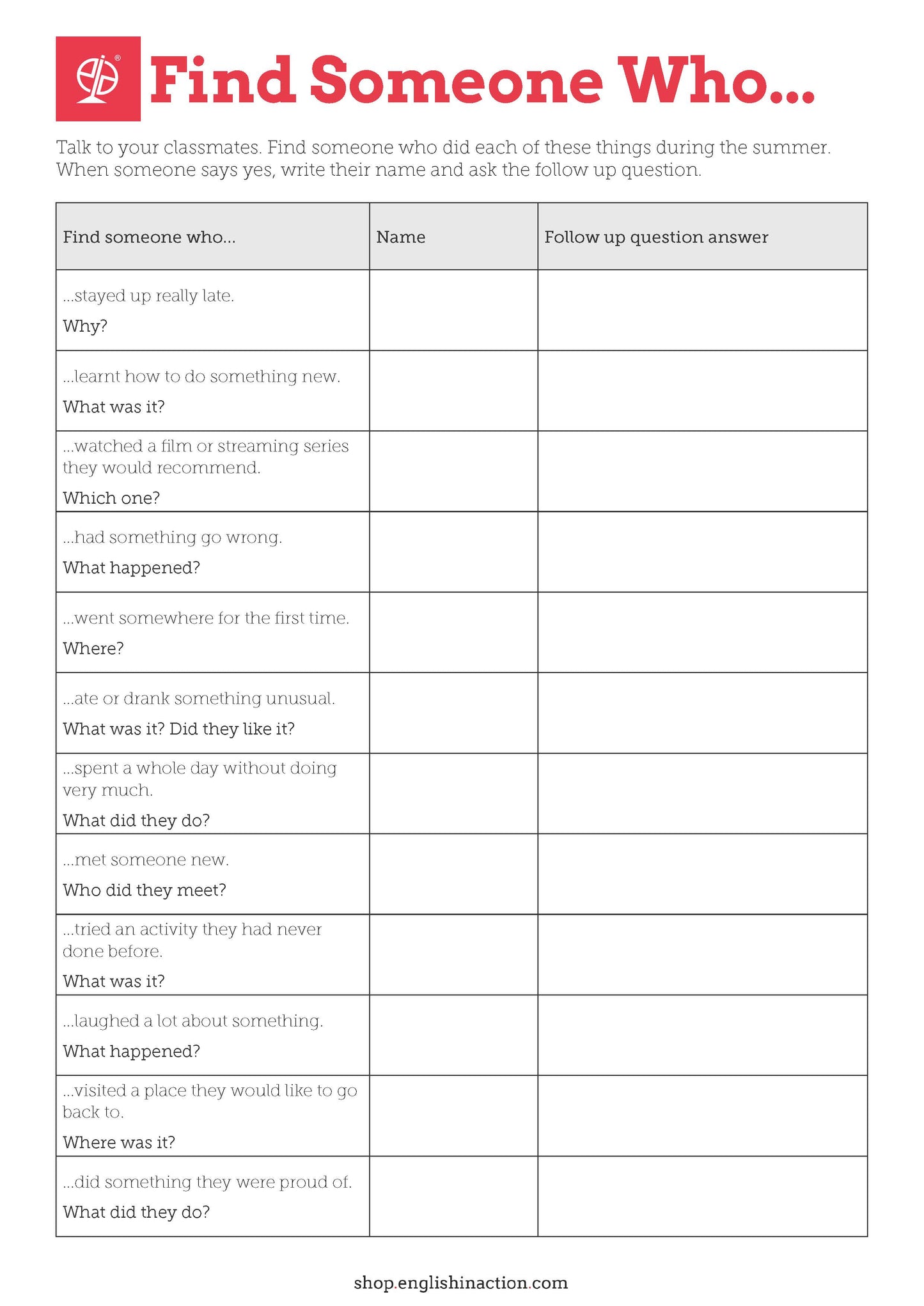 Back to School | EFL & ESL English Activities and Classroom Posters