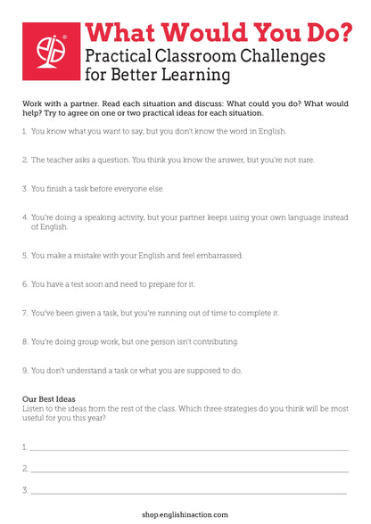 Back to School | EFL & ESL English Activities and Classroom Posters