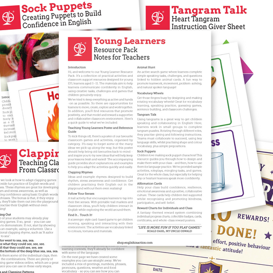 Young Learners | EFL Resource Pack for Speaking, Creativity and Active Learning - TEFL-Toolkit.com