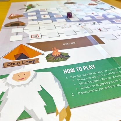 Speak to the Peak: A Vocabulary Adventure Game for English Learners | Board Game | Download & Print Edition - TEFL-Toolkit.com