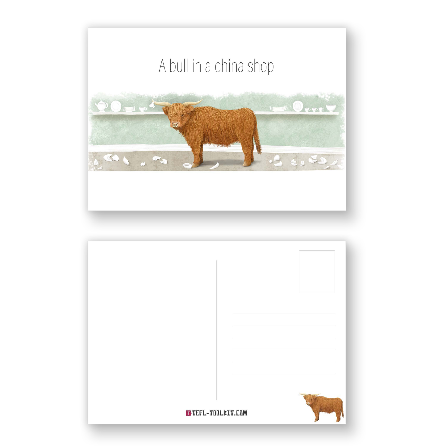 Animal Idioms | Printable Postcards