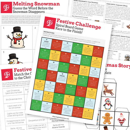 Christmas 2025 | EFL Resource Pack for Speaking, Vocabulary and Creative Festive Lessons