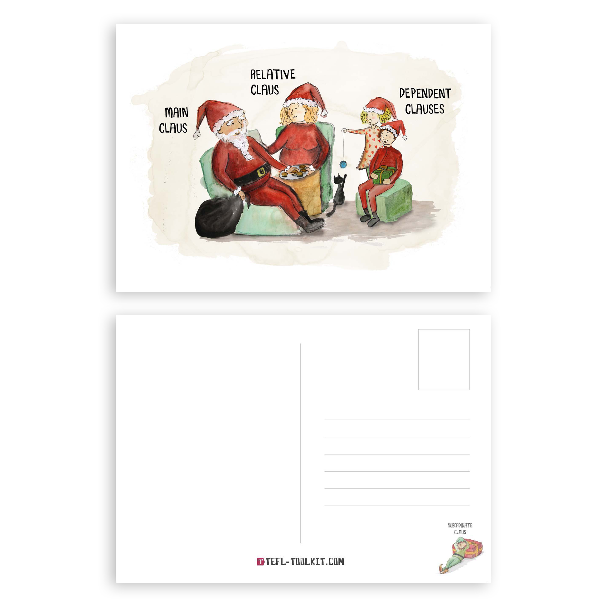 Christmas Cards | Printable Postcards - TEFL-Toolkit.com