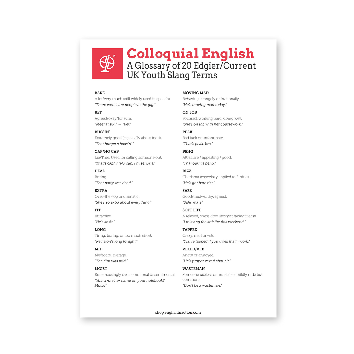 Colloquial English | ESL British Slang and Informal Language