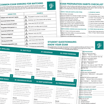 English Language Exams Reference Booklet | Cambridge, IELTS, PTE, TOEFL, TOEIC and More - TEFL-Toolkit.com