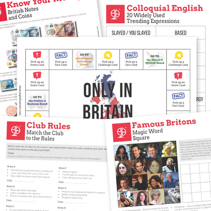 How Well Do You Know Britain | EFL Resource Pack for British Culture, Language and Identity