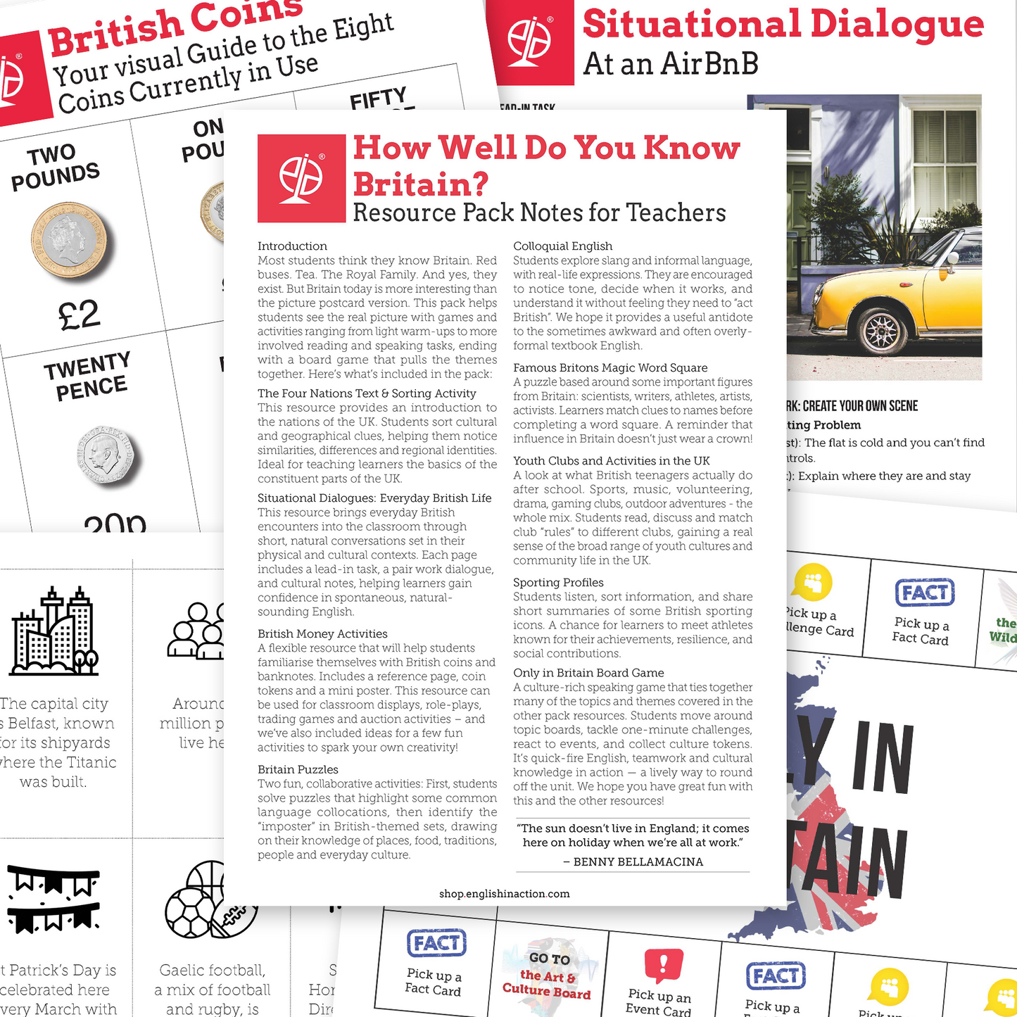 How Well Do You Know Britain | EFL Resource Pack for British Culture, Language and Identity