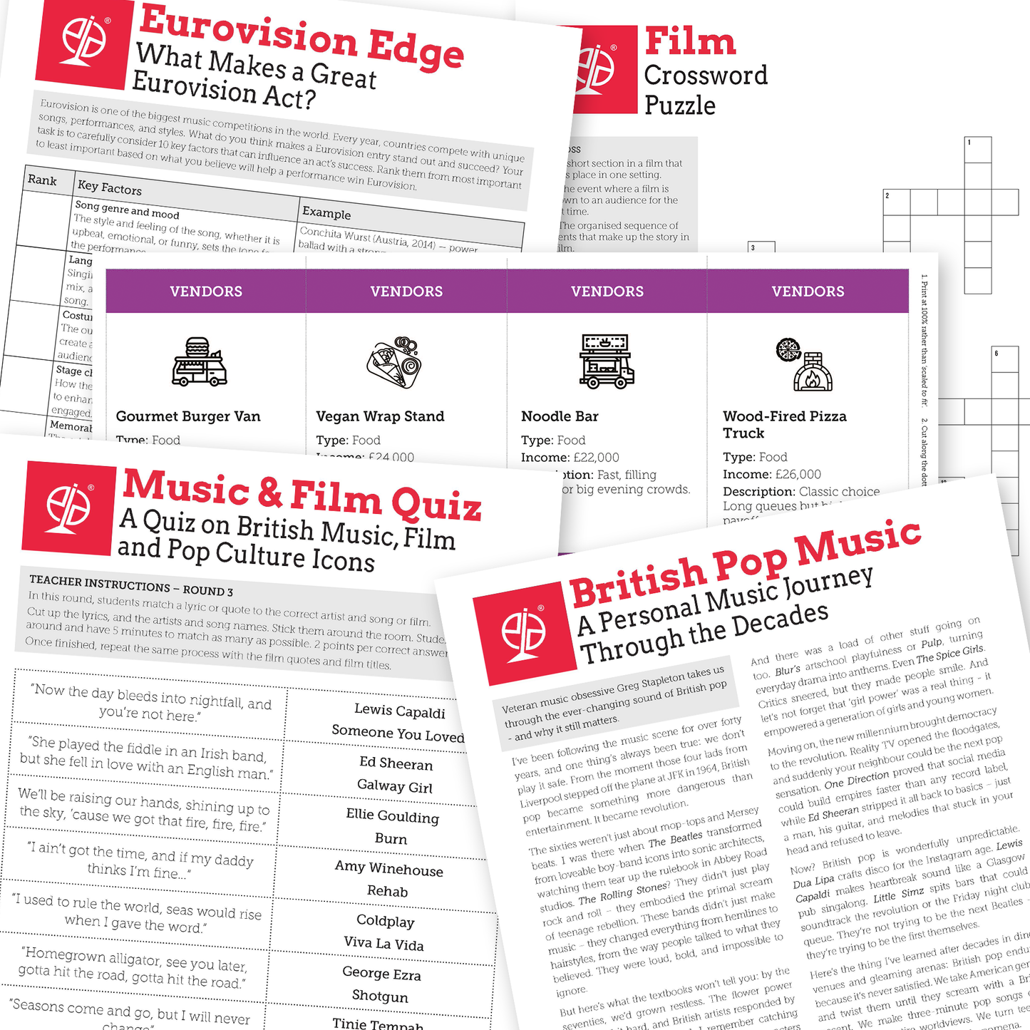Music and Film | EFL Resource Pack for Teaching English Through Music and Film