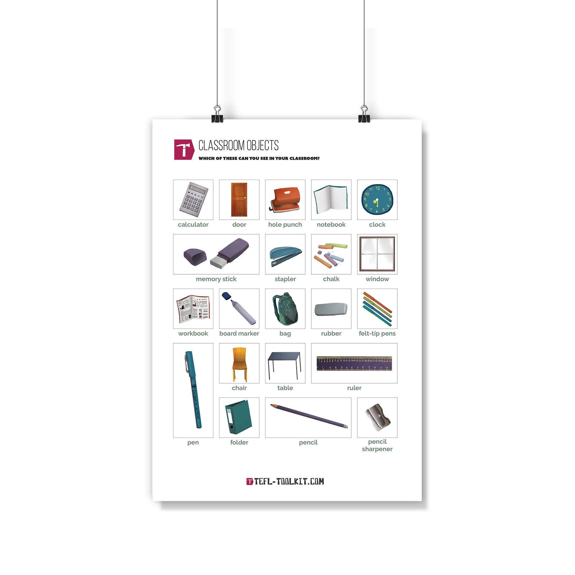 Classroom Objects EFL Classroom Poster EiA Shop classroom-objects-efl-classroom-poster-eia-shop