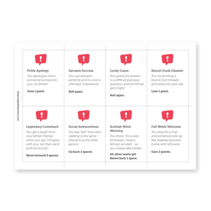 Only in Britain | Language and Culture EFL Board Game