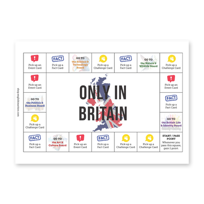 Only in Britain | Language and Culture EFL Board Game