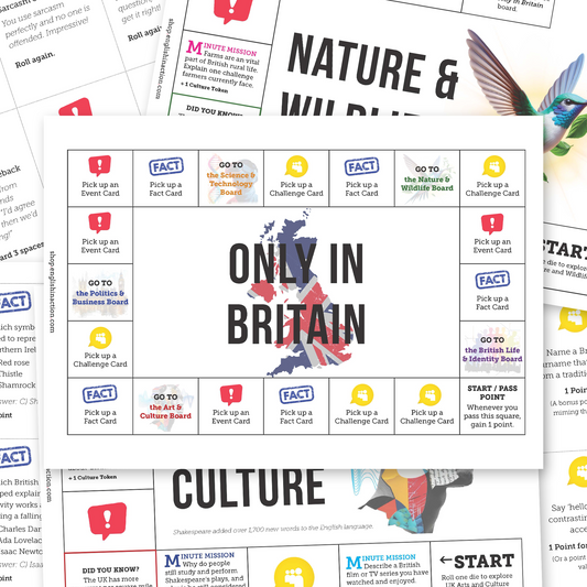 Only in Britain | Language and Culture EFL Board Game