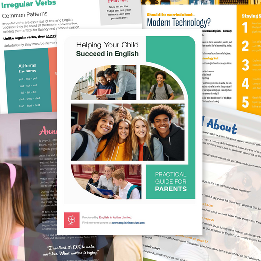 Helping Your Child Succeed in English | Free Parent Guide PDF | English Learning at Home Resource