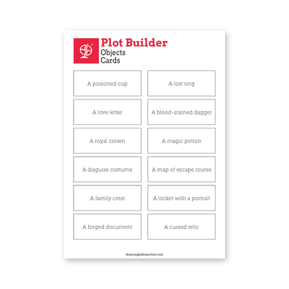 Plot Builder | EFL Speaking and Storytelling Game Inspired by Shakespeare - TEFL-Toolkit.com