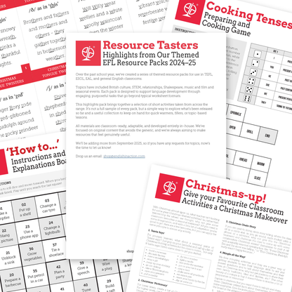 Resource Taster | Highlights from Our Themed EFL Packs 2024–25 - TEFL-Toolkit.com