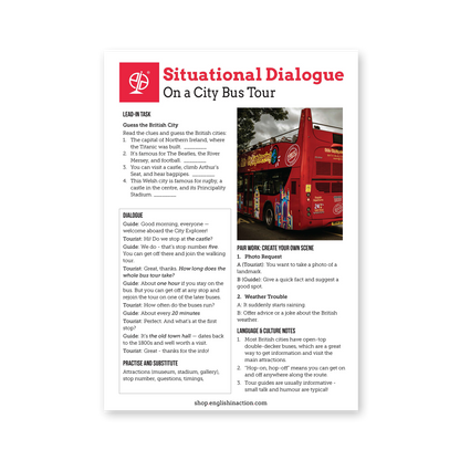 Situational Dialogues | ESL Everyday British Conversation Practice