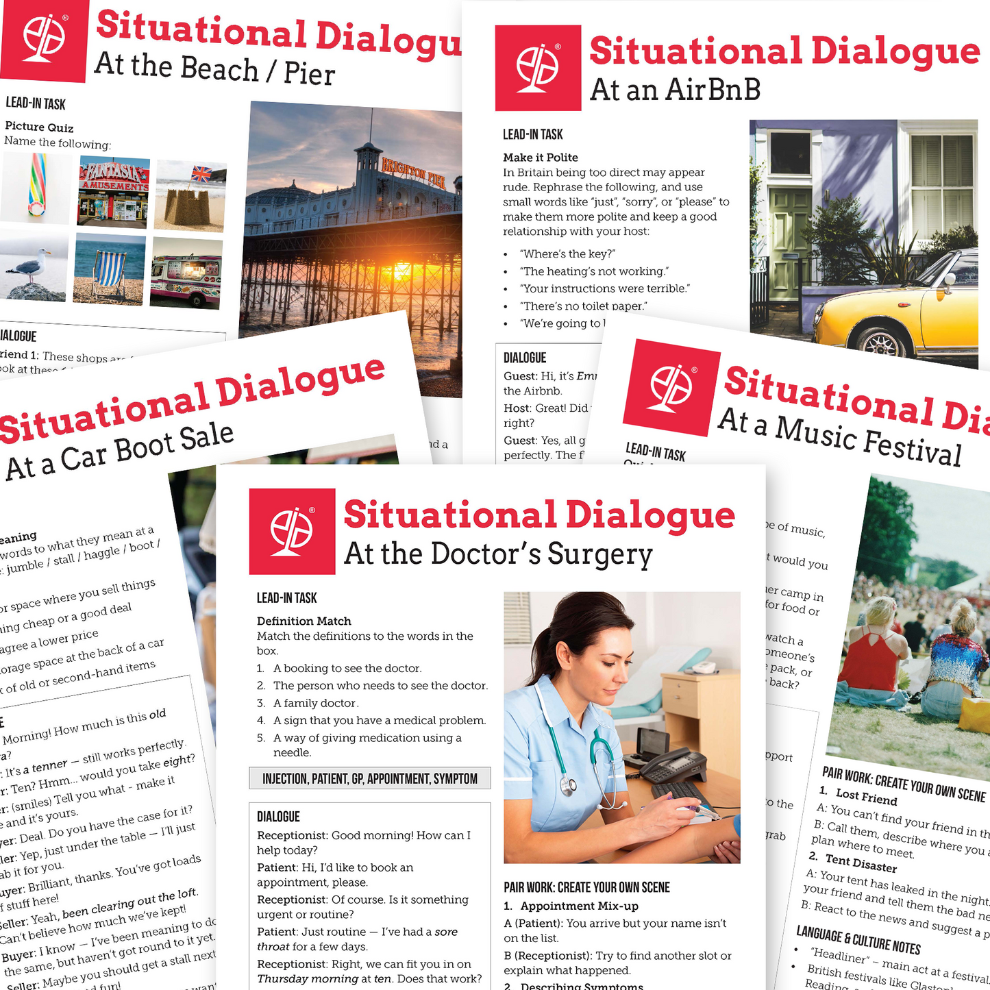 Situational Dialogues | ESL Everyday British Conversation Practice