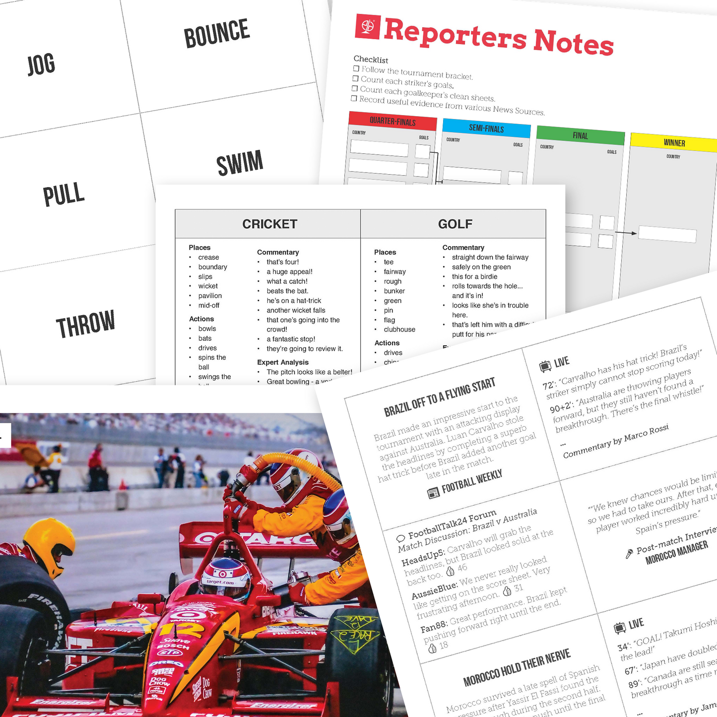 Sports | EFL Resource Pack for Active Sports Themed English Lessons