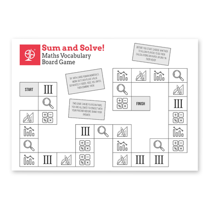 Sum and Solve | Downloadable ESL Board Game