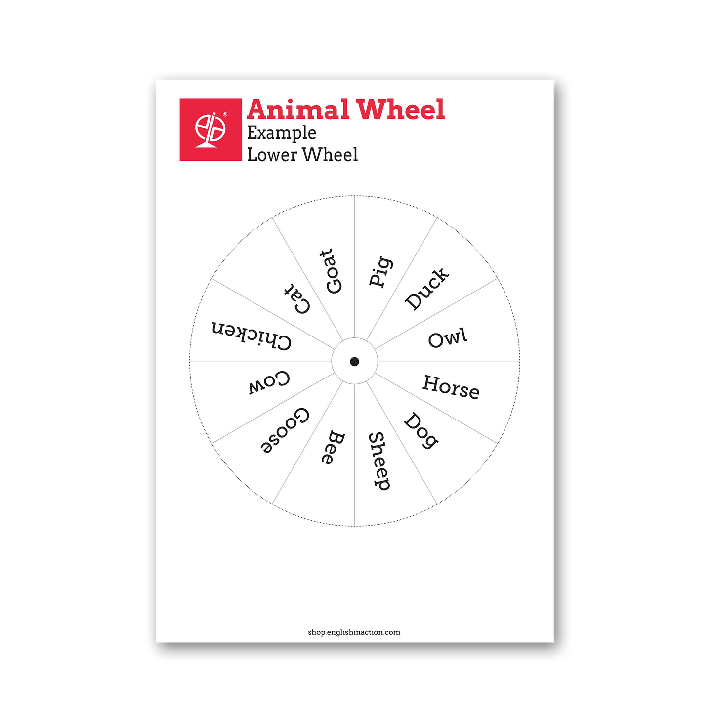Vocabulary Wheels | Build-and-Use Vocabulary Activities for EFL - TEFL-Toolkit.com